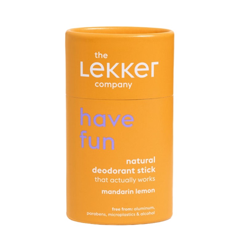 Deodorant stick HAVE FUN cu mandarine si lamaie (40 grame), The Lekker Company