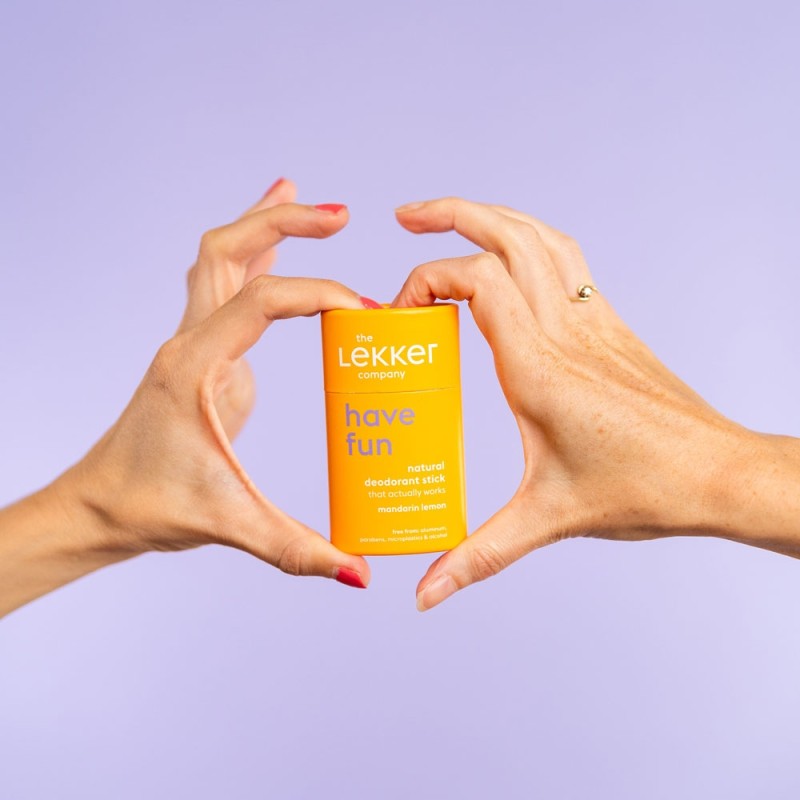 Deodorant stick HAVE FUN cu mandarine si lamaie (40 grame), The Lekker Company