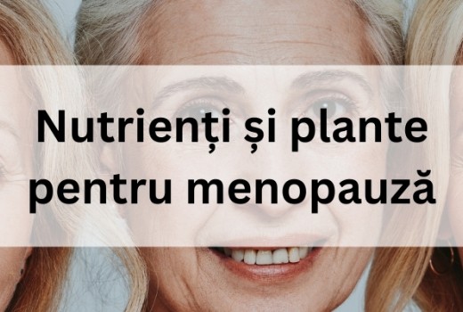 Nutrienți și plante pentru menopauză