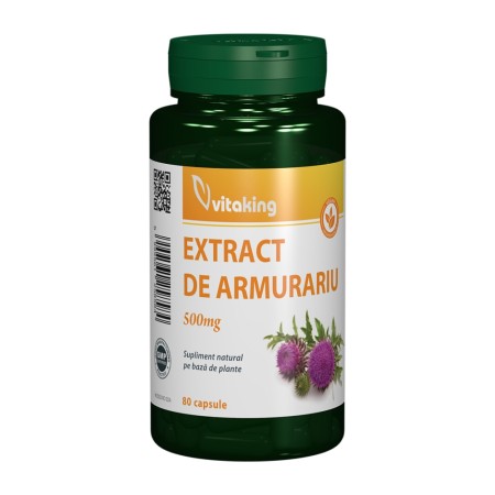 Extract de Armurariu (Silimarina) 500 mg (80 capsule), Vitaking