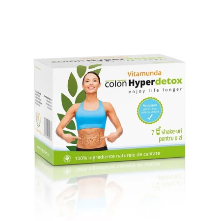 Colon-Hyperdetox Detoxifiere intestinala (7 plicuri), Vitamunda