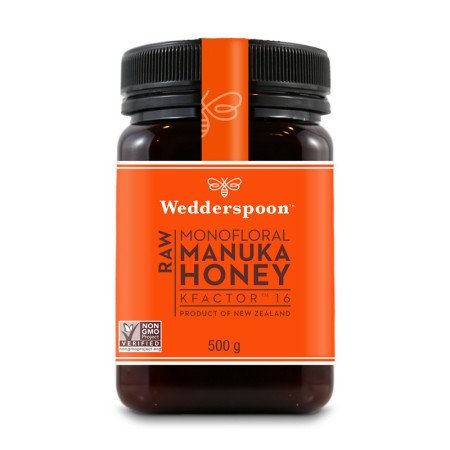 Miere de Manuka KFactor 16 RAW (500 grame), Wedderspoon