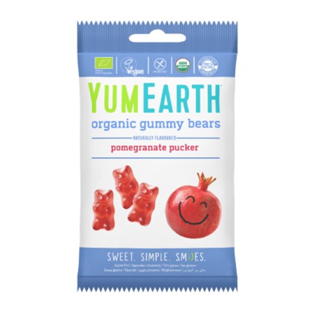 Gummy Bear, jeleuri bio, vegan, fara gluten (50 grame), YumEarth