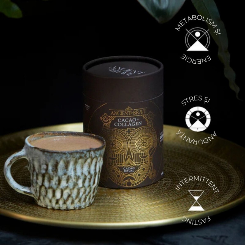 Cacao Collagen 250 gr (25 portii), Ancient and Brave