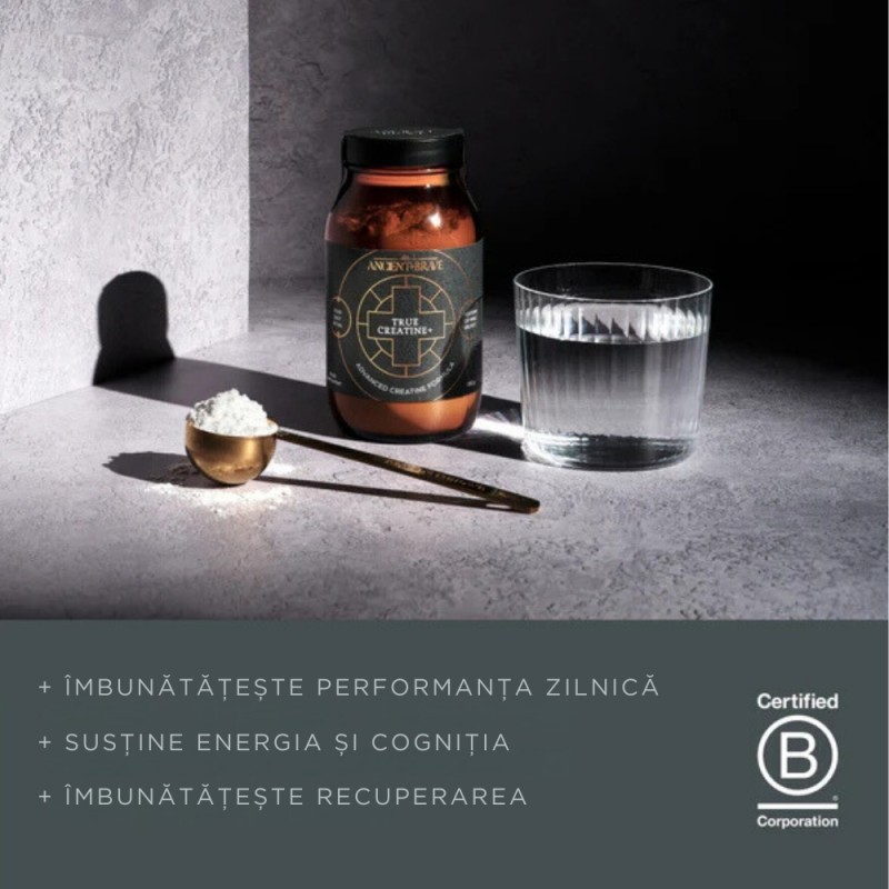True Creatine+ (180g), Ancient and Brave