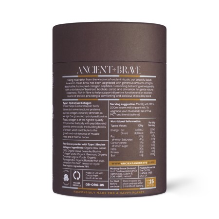 Cacao Collagen 250 gr (25 portii), Ancient and Brave