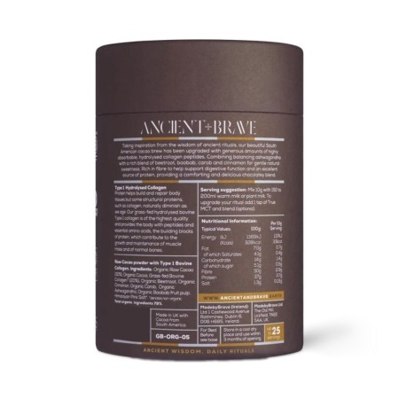 Cacao Collagen 250 gr (25 portii), Ancient and Brave