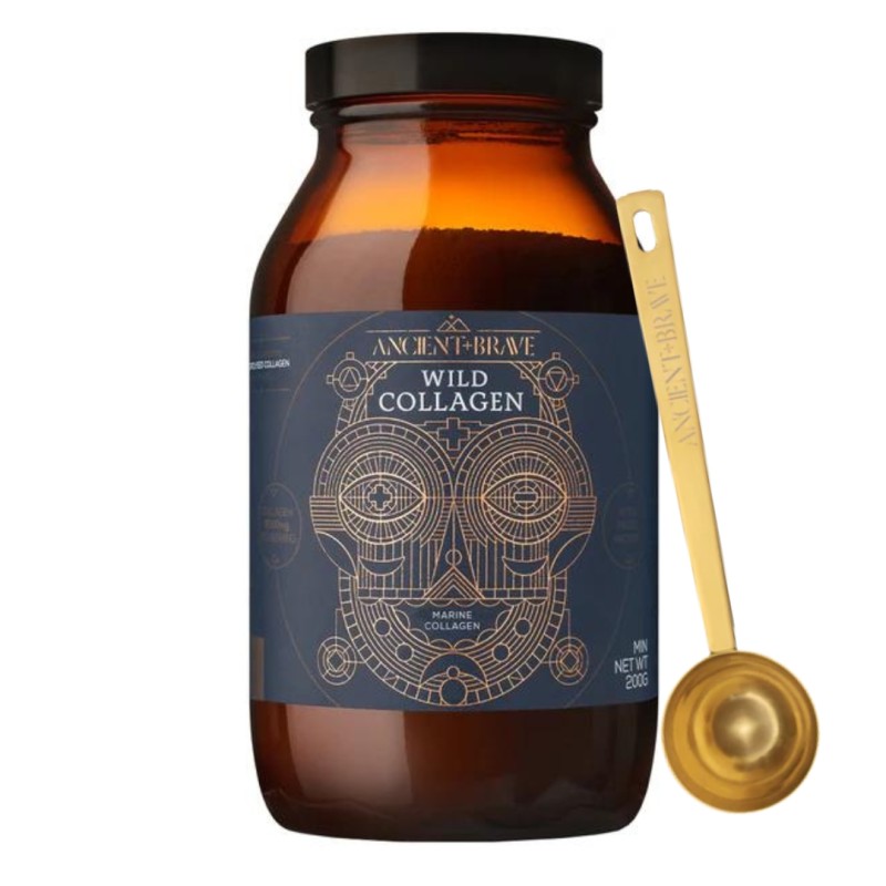 Wild Collagen Marin 200 gr (40 portii) + Ritual Golden Scoop, Ancient and Brave