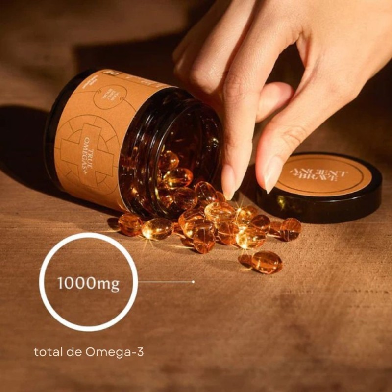 True Omega+  Omega-3, Omega-7 (60 capsule softgel), Ancient and Brave