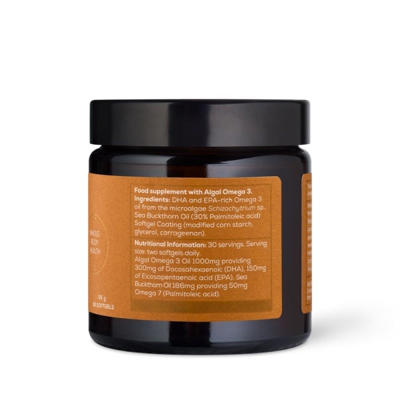 True Omega+  Omega-3, Omega-7 (60 capsule softgel), Ancient and Brave