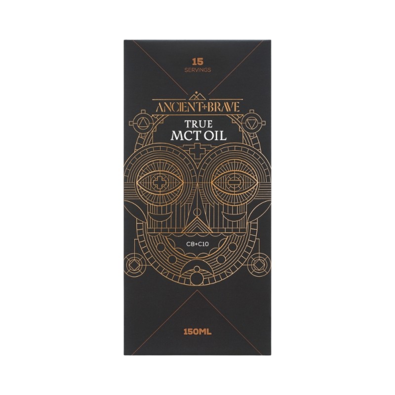 True Mct Oil 15 x 10 ml (15 plicuri), Ancient and Brave
