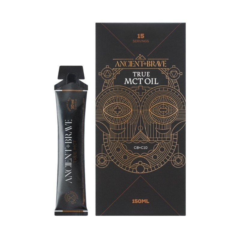 True Mct Oil 15 x 10 ml (15 plicuri), Ancient and Brave