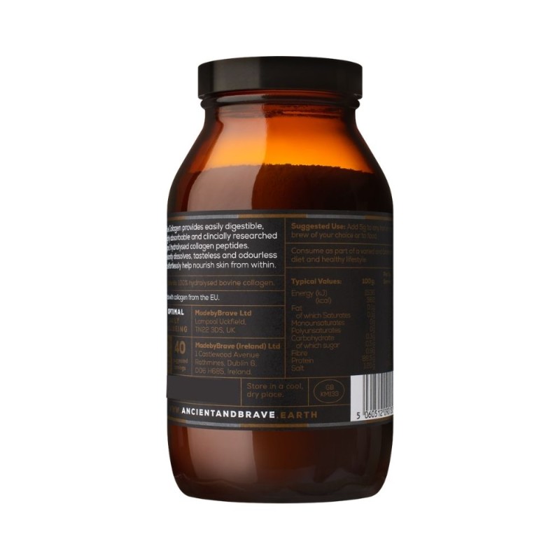 True collagen powder 200 gr (40 portii) + Ritual Golden Scoop, Ancient and Brave