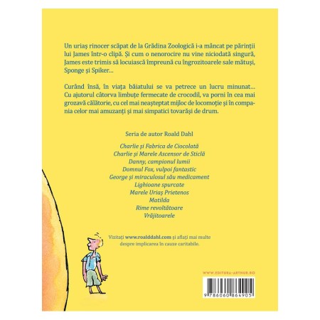 James şi piersica uriaşă, Roald Dahl (carte)