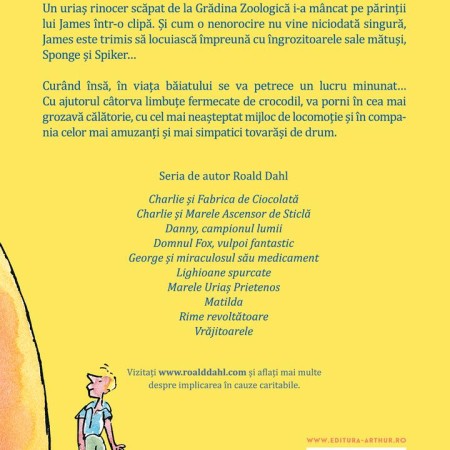 James şi piersica uriaşă, Roald Dahl (carte)