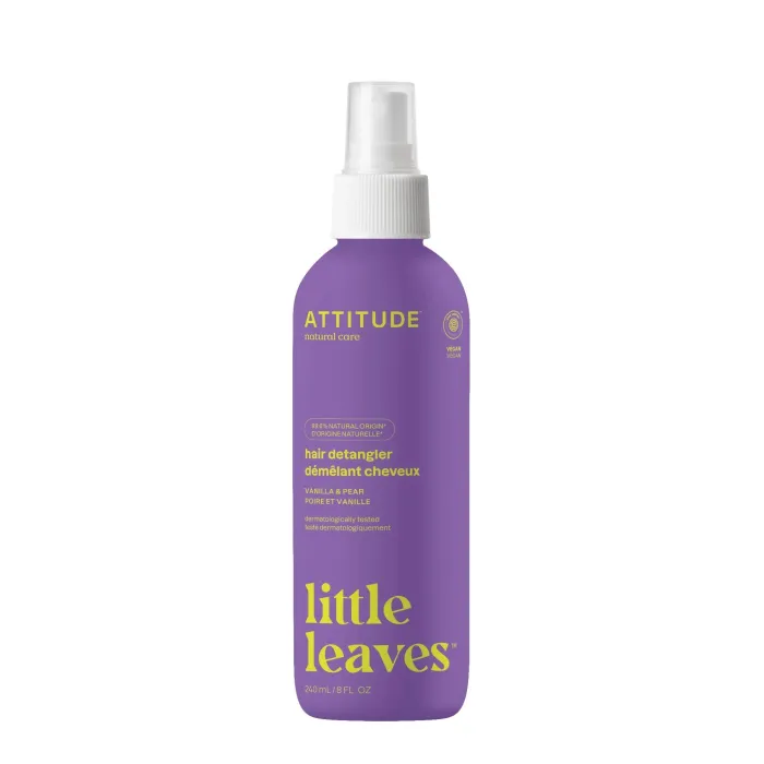 Solutie pentru descalcit parul, vanilie si pere (240 ml), Attitude