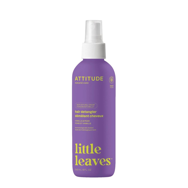 Solutie pentru descalcit parul, vanilie si pere (240 ml), Attitude