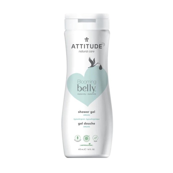 Blooming Belly Gel de dus, Ulei de argan (473 ml), Attitude