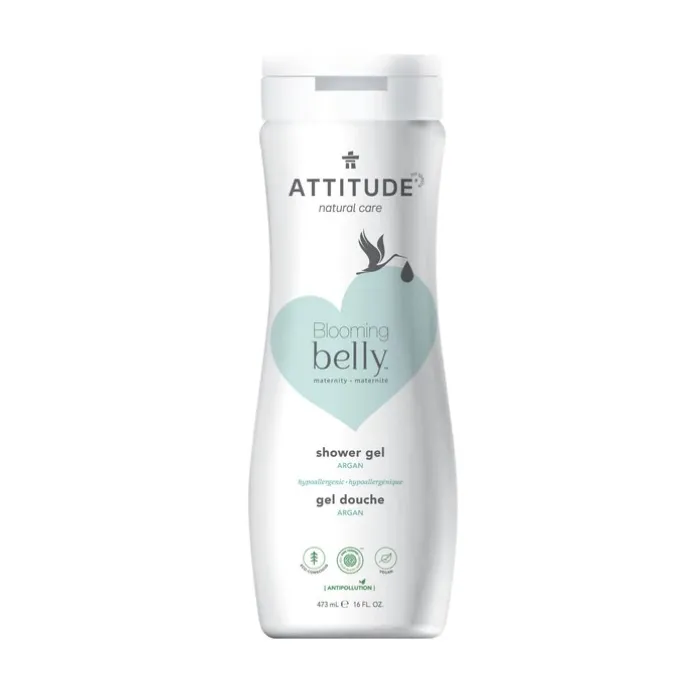Blooming Belly Gel de dus, Ulei de argan (473 ml), Attitude