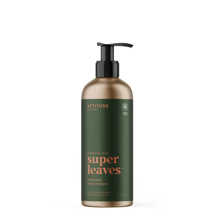 Sapun de maini Paciuli si piper negru (473 ml), Attitude