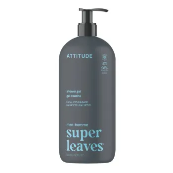 Gel de dus pentru barbati, Eucalipt si Salvie (415 ml), Attitude