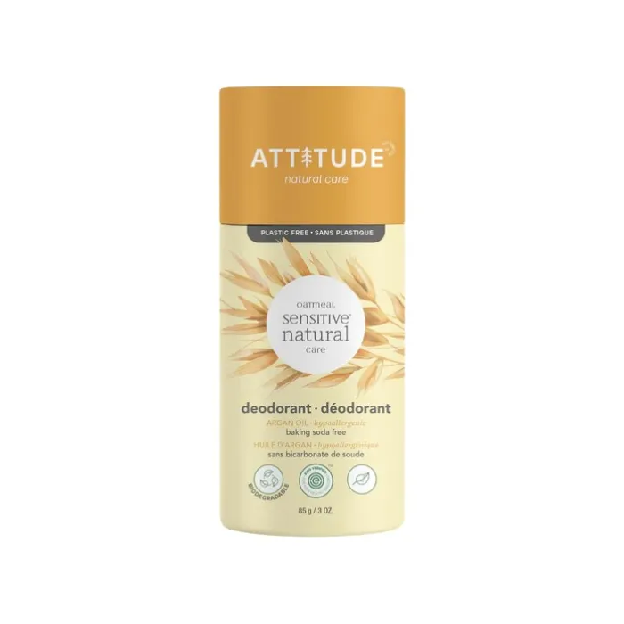 Sensitive Skin Deodorant cu argan (85 grame), Attitude