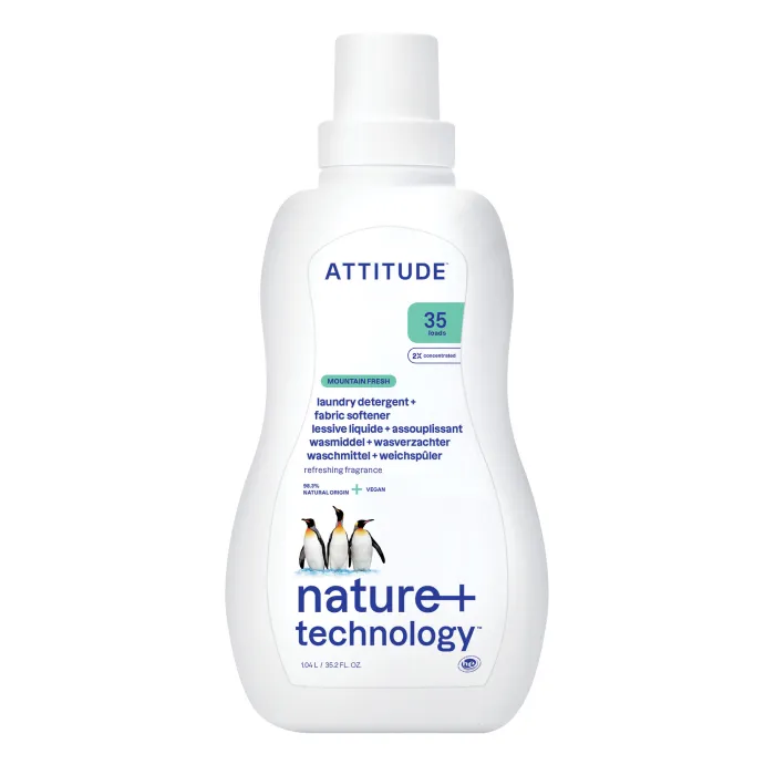 2 IN 1 Detergent si balsam de rufe, aroma montana (1050 ml), Attitude