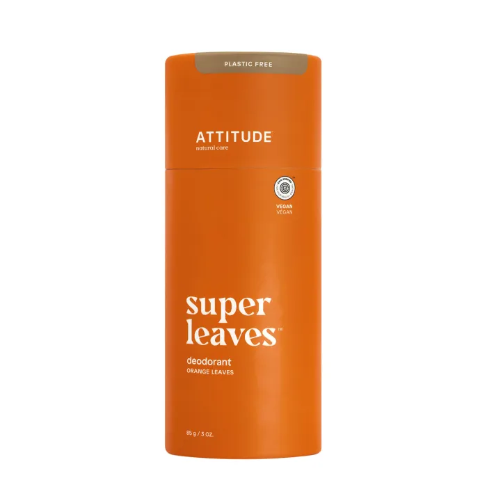 Superleaves deodorant stick, frunze de portocal (85 grame), Attitude