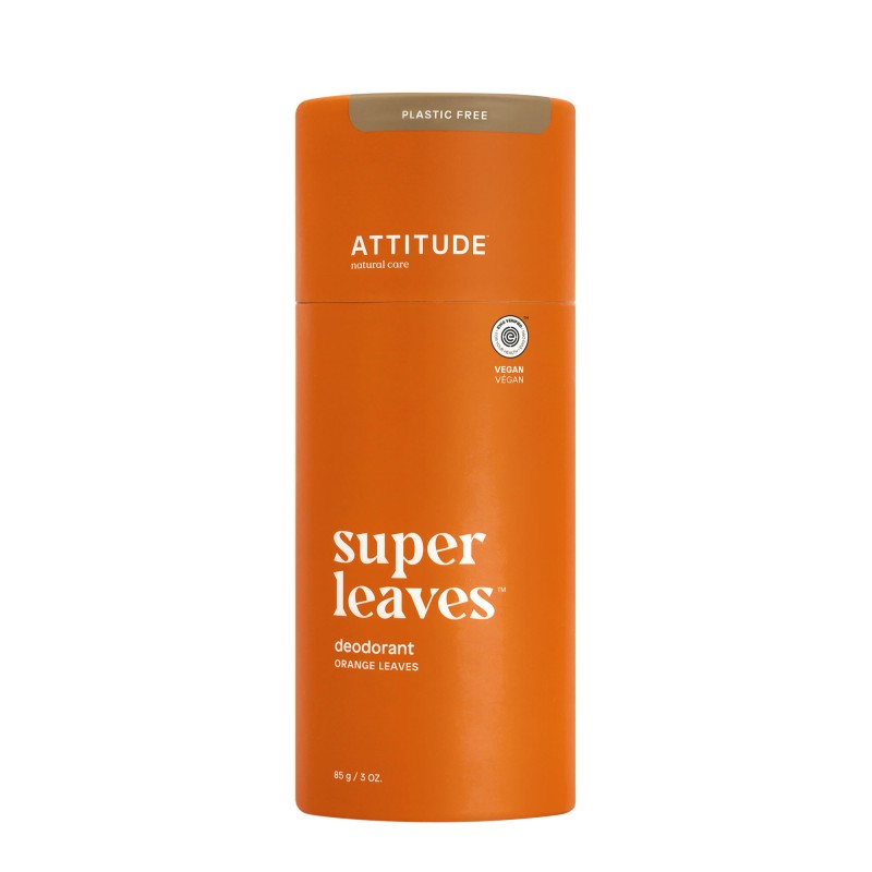 Superleaves deodorant stick, frunze de portocal (85 grame), Attitude