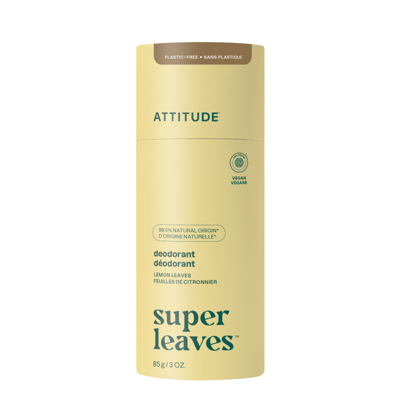 Superleaves deodorant stick, frunze de lamai (85 grame), Attitude