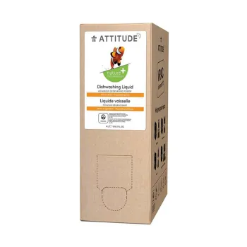 Lichid de spalat vase, coaja de citrice (2 litri), Attitude