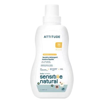 Sensitive Sensitive Skin Baby Natural Detergent de rufe (1,05 litri), Attitude