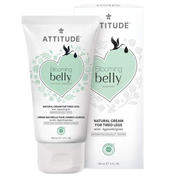 Blooming Belly Crema pentru picioare obosite, Menta (150 ml), Attitude
