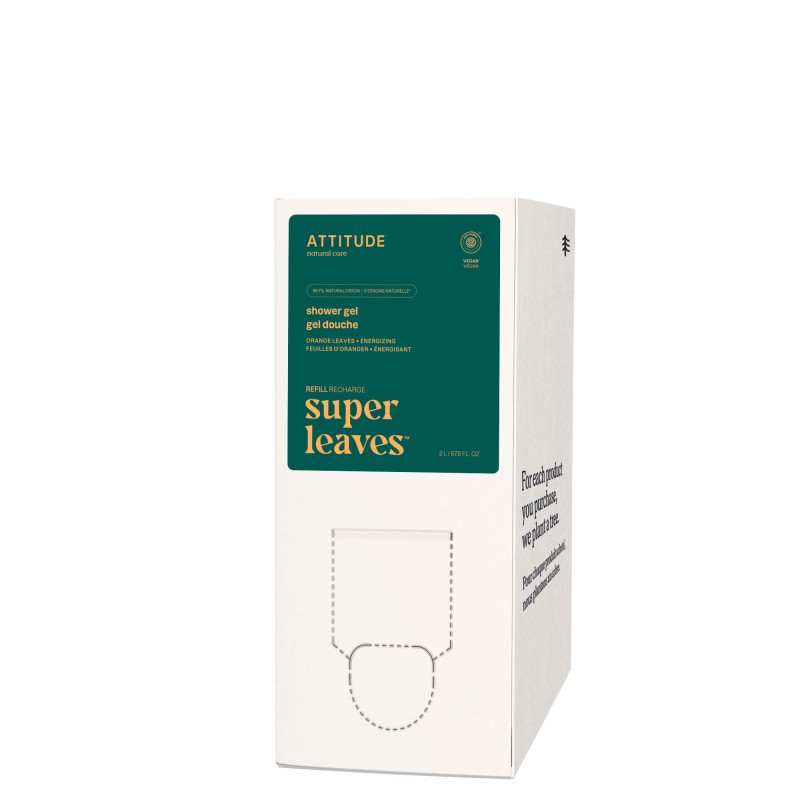 Superleaves Gel de dus energizare (2 litri), Attitude