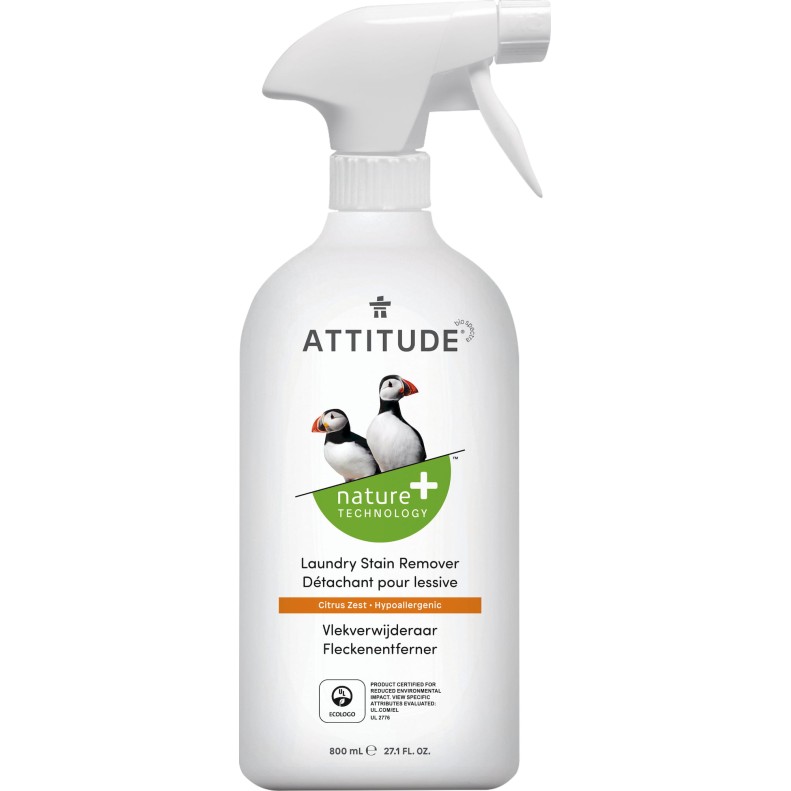 Solutie pentru indepartat pete, Coaja de citrice (800 ml), Attitude