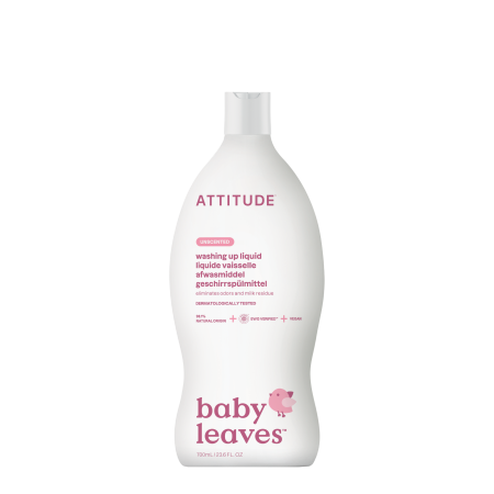 Lichid de spalat vase si biberoane, fara miros (700 ml), Attitude