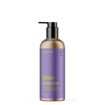 Little Leaves - Sampon 2 in 1 si gel de curatare Poire Vanille (473 ml), Attitude