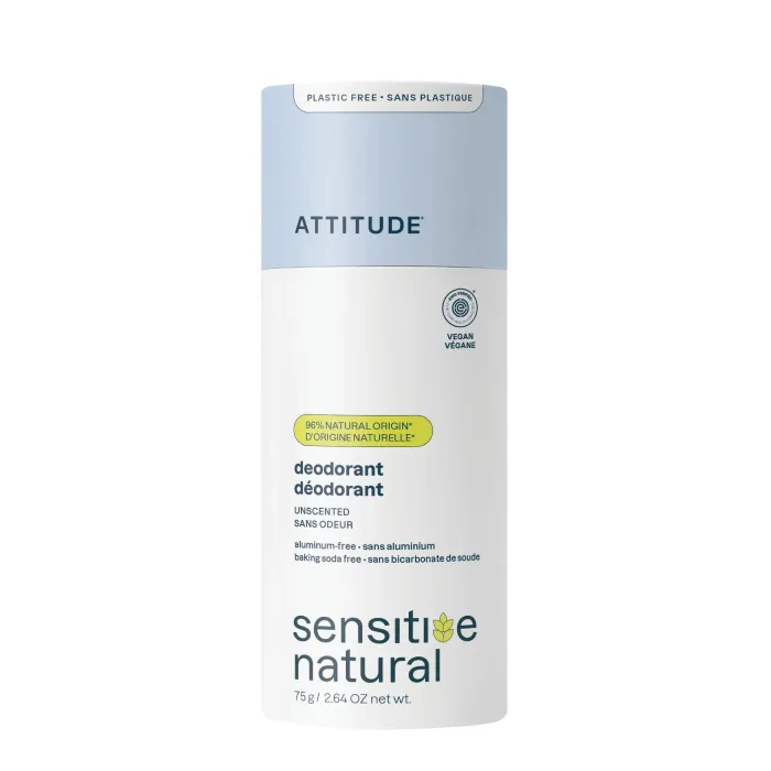 Sensitive Skin Deodorant fara miros (85 grame), Attitude