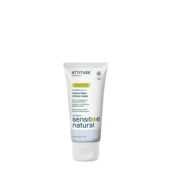 Sensitive Skin Crema de maini, fara miros (75 ml), Attitude