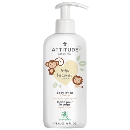 Lotiune de corp, pentru bebelusi, nectar de pere (473 ml), Attitude