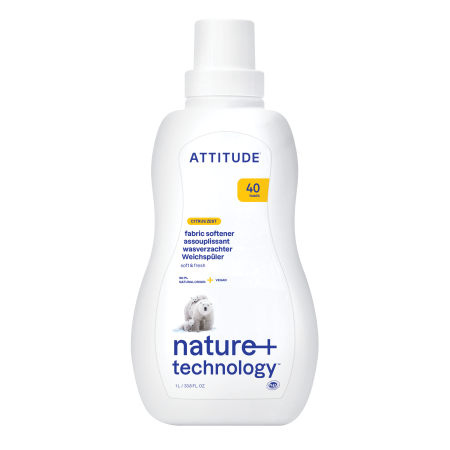 Balsam de rufe - coaja de citrice, 40 spalari (1 litru), Attitude