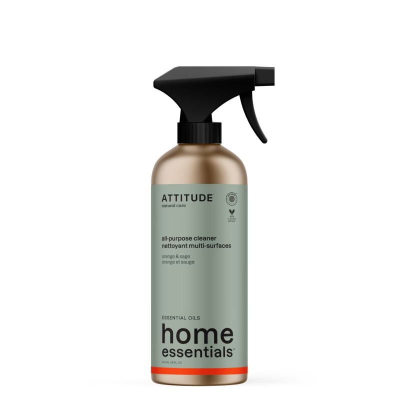Solutie de curatat universala, aroma portocala si salvie (473 ml), Attitude