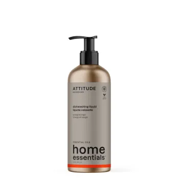 Lichid de vase, aroma portocala si salvie (473 ml), Attitude