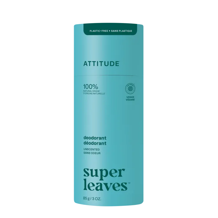 Superleaves deodorant stick, fara miros (85 grame), Attitude