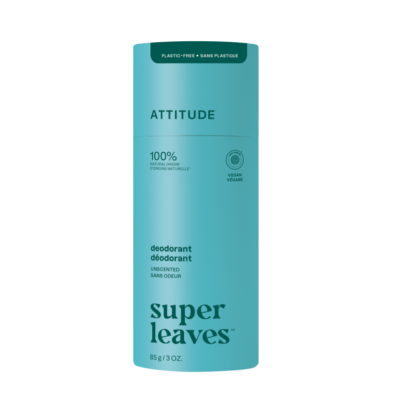 Superleaves deodorant stick, fara miros (85 grame), Attitude