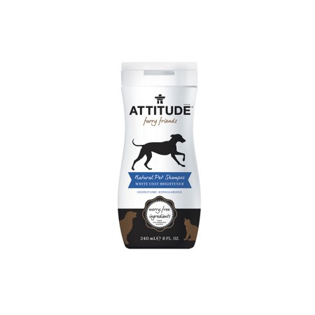 Sampon blana alba stralucitoare (240 ml), Attitude