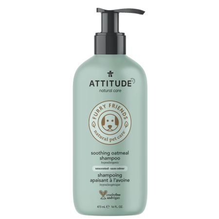 Sampon calmant cu ovaz pt animale (473 ml), Attitude