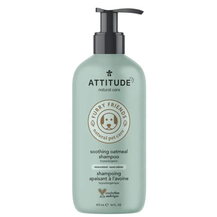 Sampon calmant cu ovaz pt animale (473 ml), Attitude