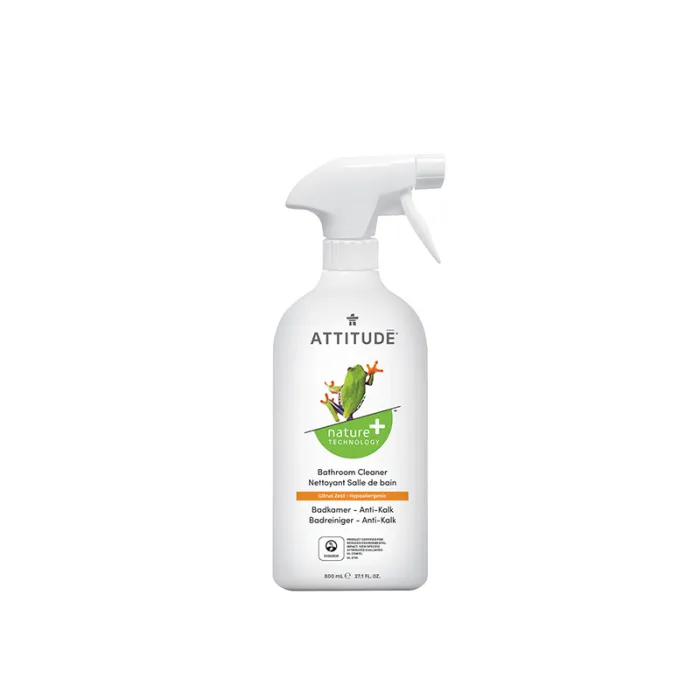 Solutie de curatat depunerile de calcar din baie, cu coaja de citrice (800 ml), Attitude