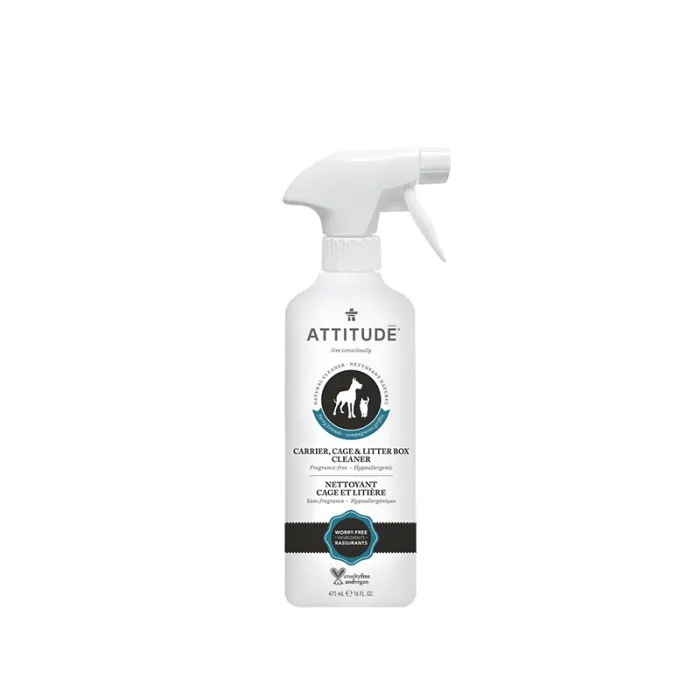Solutie naturala pentru curatarea custii (475 ml), Attitude